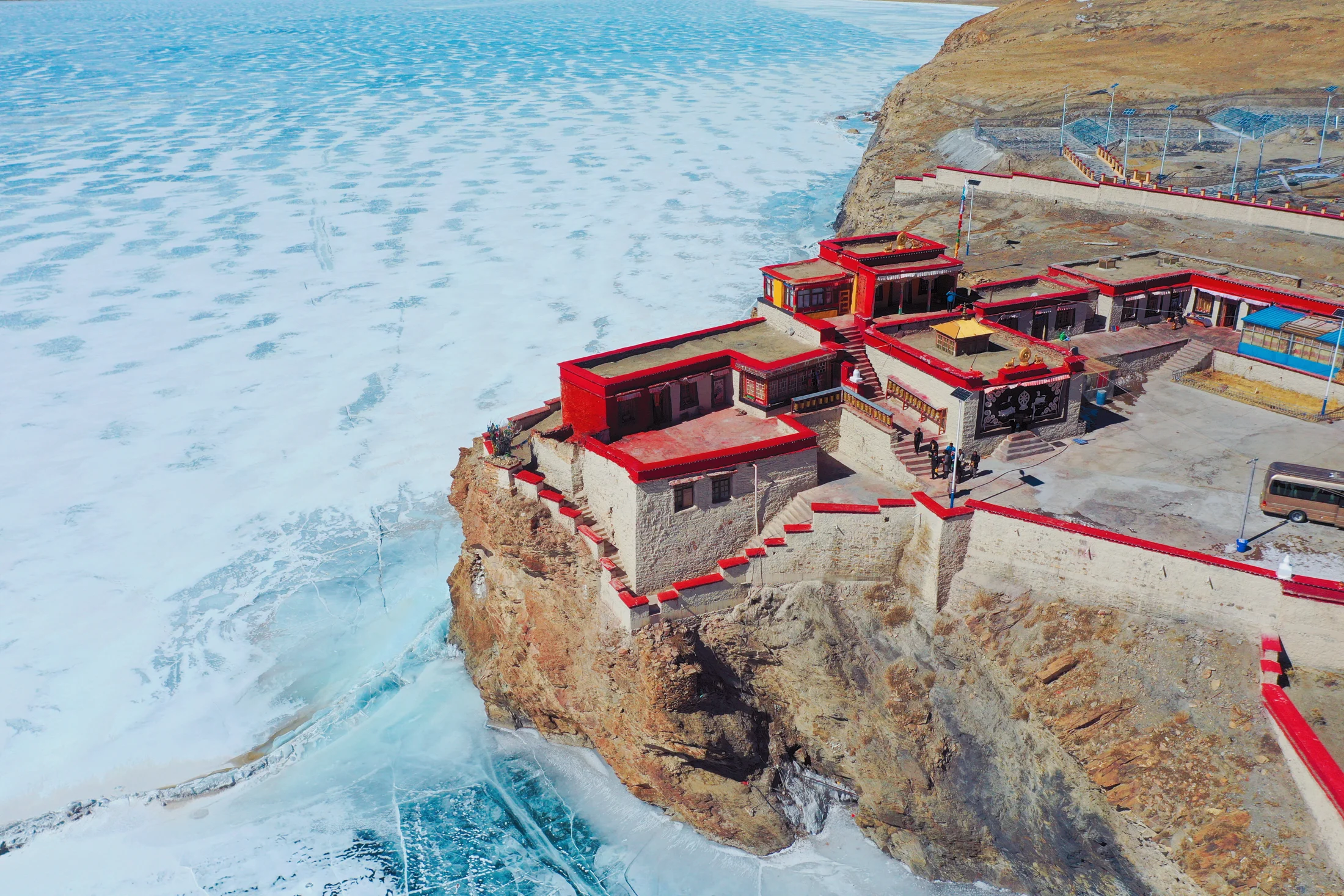 Built beside the frozen shore